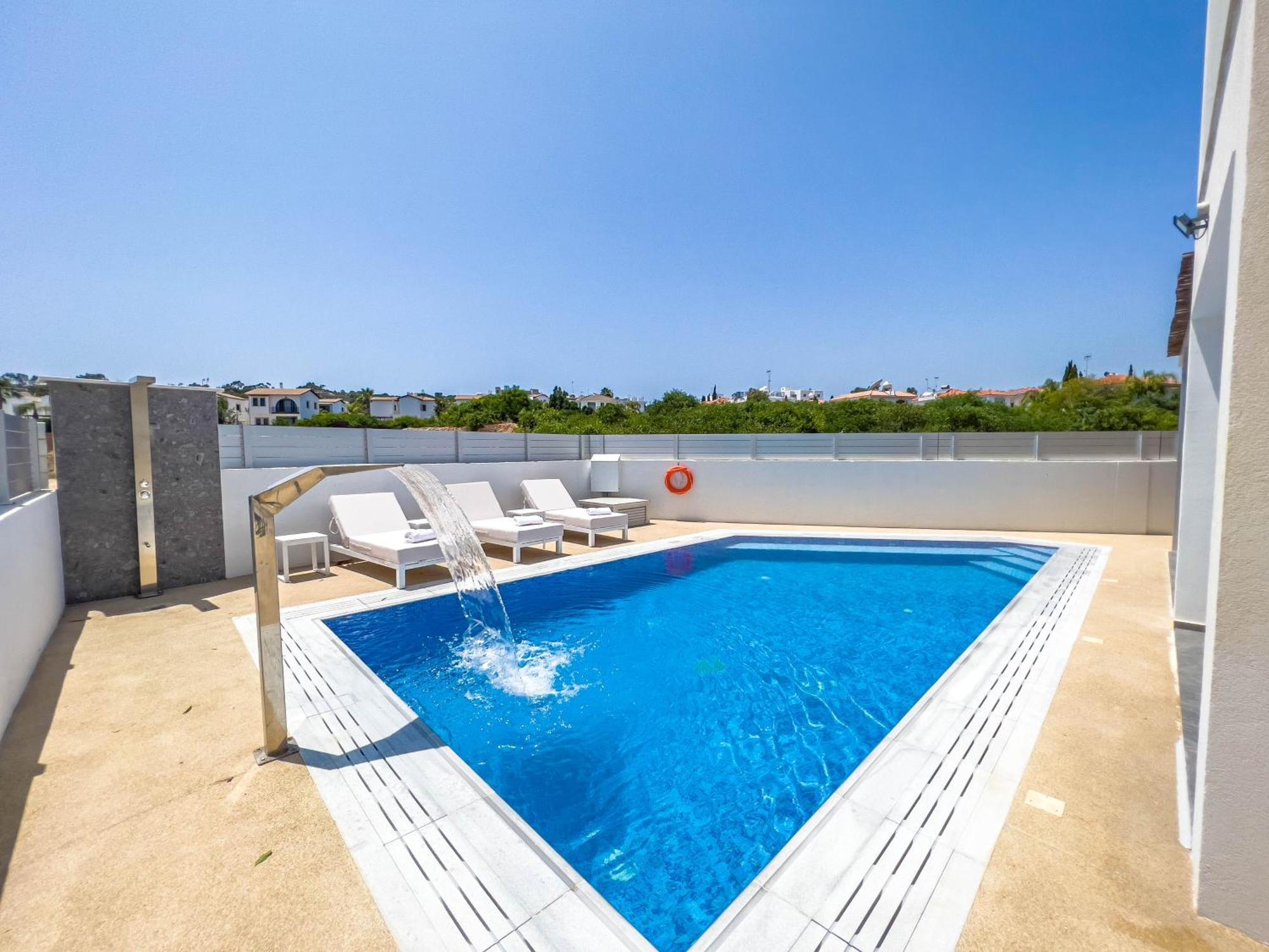 Geo Panoramic Villa +Pool +Game Room +Gym 프로타라스 외부 사진