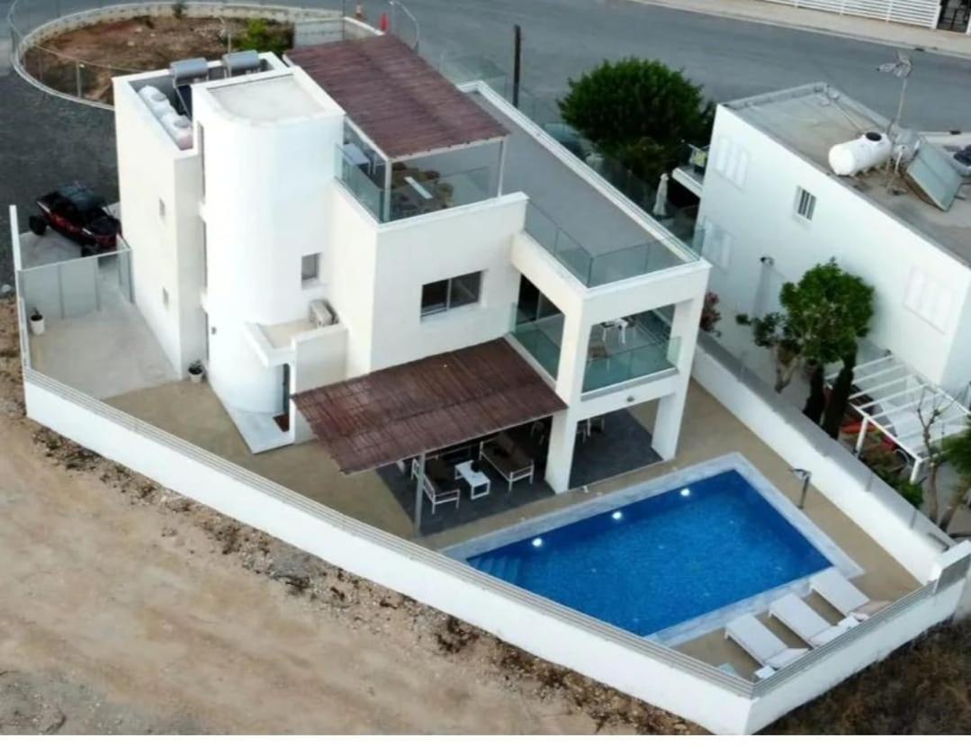 Geo Panoramic Villa +Pool +Game Room +Gym 프로타라스 외부 사진